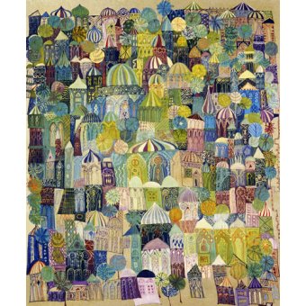 Tableaux Orientaux - Tableau - Jerusalem, 1970 -, Laila Shawa - Shawa, Laila