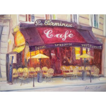  - Tableau - Cafe le Terminus, 2010 -, Antonia Myatt - Myatt, Antonia