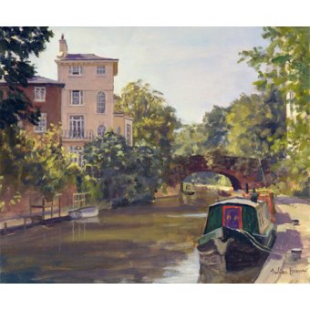  - Tableau -Regent's Park Canal (oil on canvas)-, Julian Barrow - Barrow, Julian