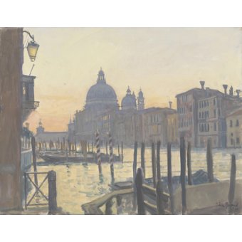  - Tableau -Sunrise Grand Canal, 2009 (oil on canvas)-, Julian Barrow - Barrow, Julian