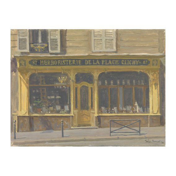 Tableau -Herboristerie de la Place Clichy, 2010 (oil on canvas)-