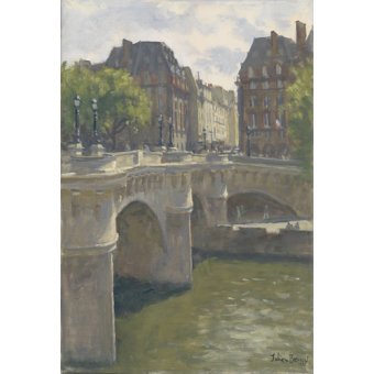 Tableau -Pont Neuf, 2010 (oil on canvas)-, Julian Barrow