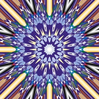  - Tableau -mandala,2019,(mixed media)-, Alex Caminker - Caminker, Alex