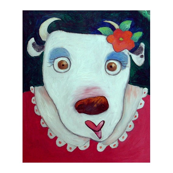 Tableau -Silly Cow (oil on canvas)-