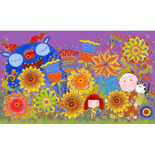 Tableau -Nan's Garden, 2017 (mixed media)-