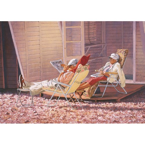 Cuadro de Retrato - Evening Rest (oil on canvas), Simon Cook