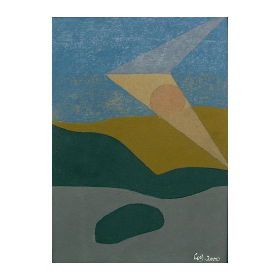Tableau -Untitled, 2000 (oil on card)-