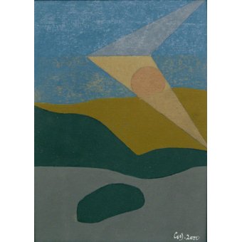  - Tableau -Untitled, 2000 (oil on card)-, George Dannatt - Dannatt, George