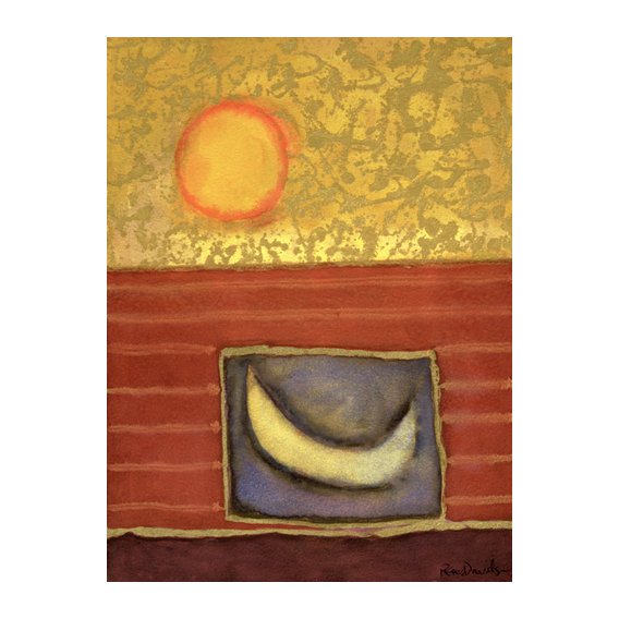 Tableau -The Sun Rises While the Moon Sleeps-