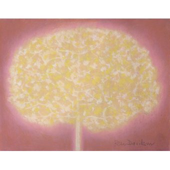  - Tableau -yellow / glowing (oil pastel on canvas)-, Peter Davidson - Davidson, Peter