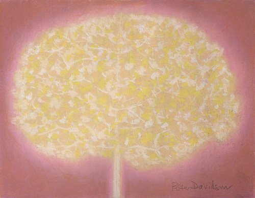 tableaux-modernes - Tableau -yellow / glowing (oil pastel on canvas)-, Peter Davidson - Davidson, Peter