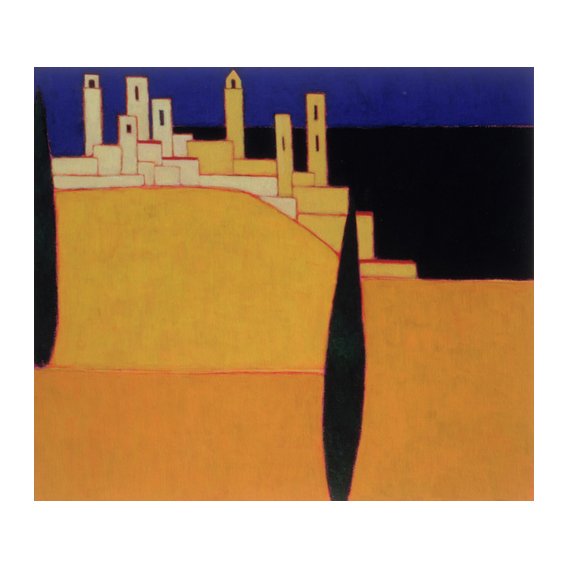 Tableau -San Gimignano, Tuscany, 2000-