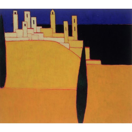 Tableau -San Gimignano, Tuscany, 2000-