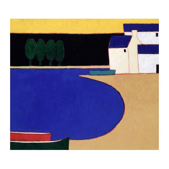 Tableau -Bay near Ste. Marie, Brittany-