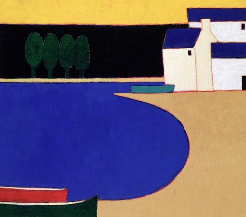 tableaux-modernes - Tableau -Bay near Ste. Marie, Brittany-, Eithne Donne - Donne, Eithne