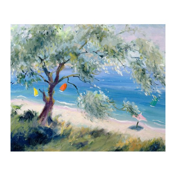 Tableau -Looking on to a beach-