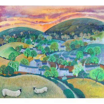 Tableaux de Paysages - Tableau - Twilight, 2016 -, Lisa Graa Jensen - Graa Jensen, Lisa