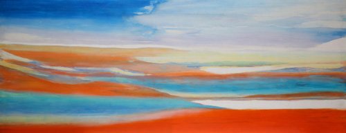 tableaux-abstraits - Tableau -Miracle Water,2004-, Lou Gibbs - Gibbs, Lou