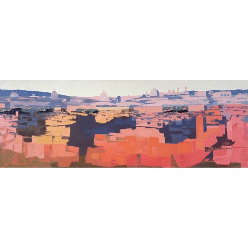 Tableau -Rome, View from the Spanish Academy on the Gianicolo, Sunset, 1968 -