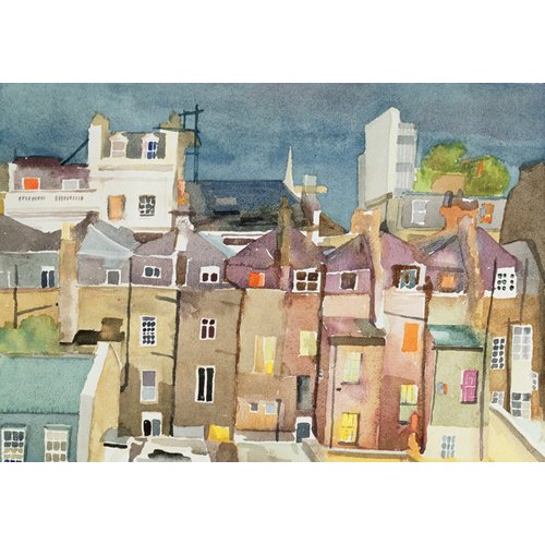 Tableau -View from Rear Window of 48 Chester Square, SW1, 1982-, Izabella Godlewska de Aranda