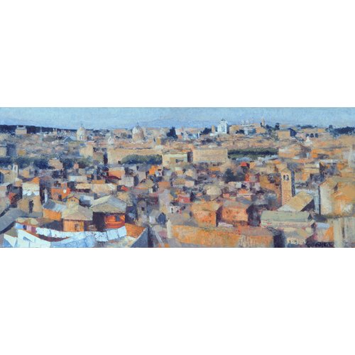 Tableau -Rome, View from the Spanish Academy on the Gianicolo, 1968-, Izabella Godlewska de Aranda