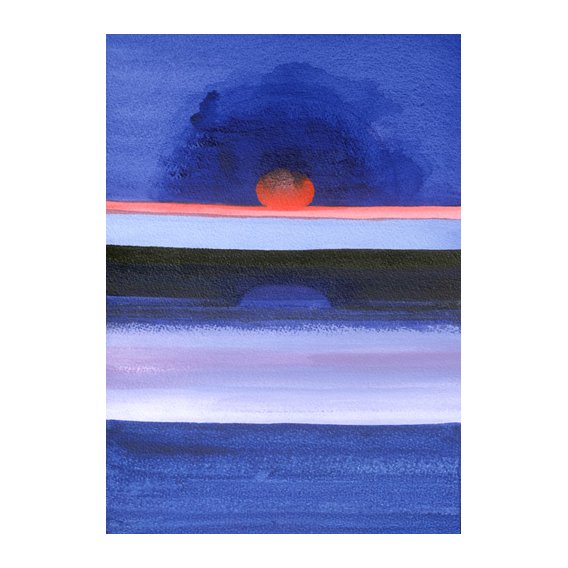 Tableau -Seascape, Sunset, Helsinki, 1991-