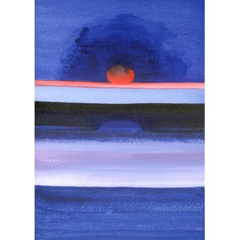  - Tableau -Seascape, Sunset, Helsinki, 1991-, Izabella Godlewska de Aranda - Godlewska de Aranda, Izabella