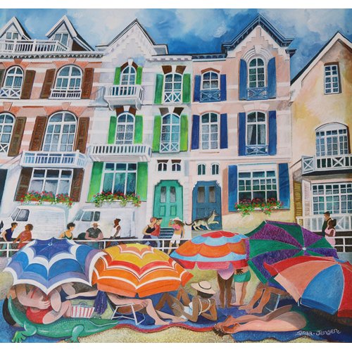 Tableau -parasols,2018-, Lisa Graa Jensen