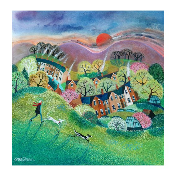 Tableau -Up the mount, 2019-