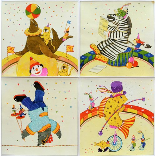 Cuadro Infantil - Animal Circus II, Christian Kaempf