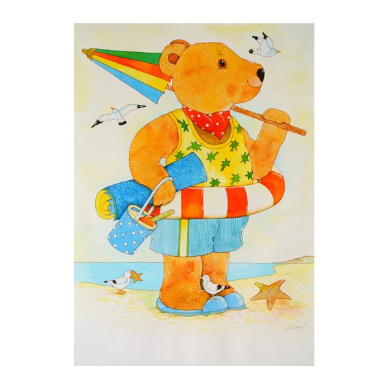 Tableau -At the Beach. Summer-