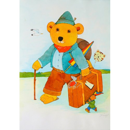 Tableau pour Enfants - Holiday. Wanderer- , Christian Kaempf