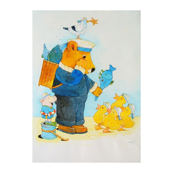Tableau -Fisherman-