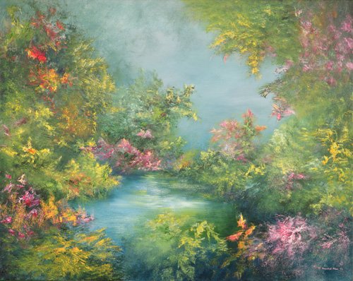 tableaux-de-paysages - Tableau -Tropical Impression, 1993-, Hannibal Mane - Mane, Hannibal