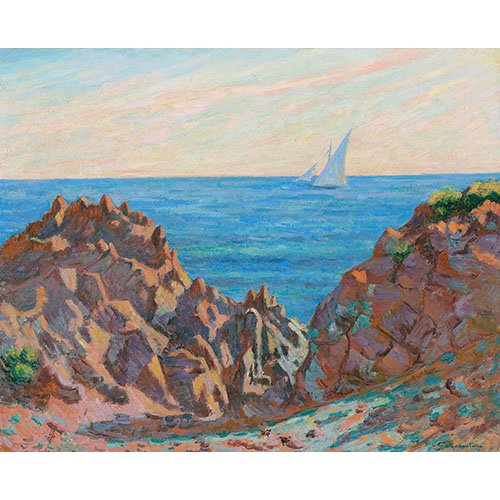 Tableau -Agay-, Armand Guillaumin