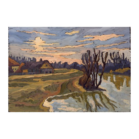 Tableau -Road into Dusk, 2004-
