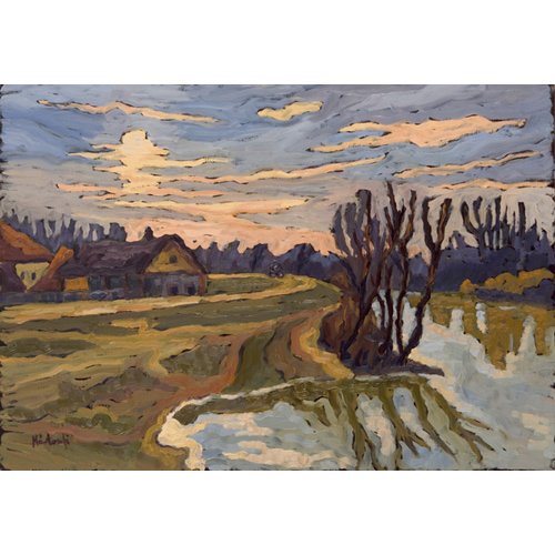 Tableau -Road into Dusk, 2004-