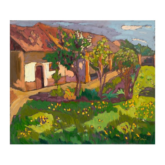 Tableau -Garden in May, 2012 (oil on board)-