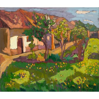 - Tableau -Garden in May, 2012 (oil on board)-, Marta Martonfi-Benke - Martonfi-Benke, Marta