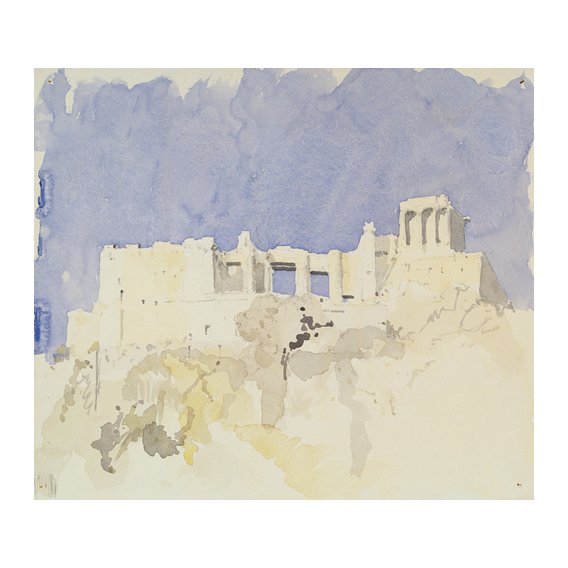 Tableau  -Acropolis, Athens, 1994 (w.c on paper)-