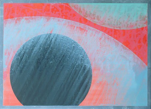 tableaux-abstraits - Tableau  -Untitled, (circle/vibrant)-, Charlie Millar - Millar, Charlie
