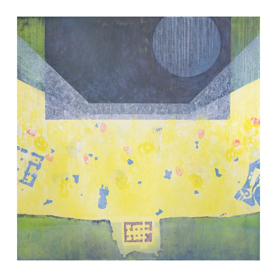 Tableau  -Between Emmanuel and Gabriel (Big Fun), 1998 (oil on canvas)-