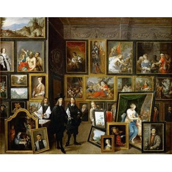  - Tableau - Visite de l'archiduc Leopoldo Guillermo à Teniers -, David Teniers - Teniers, David