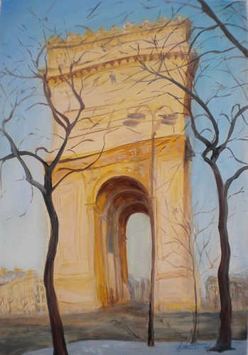 tableaux-modernes - Tableau -Arc de Triomphe, 2010-, Antonia Myatt - Myatt, Antonia