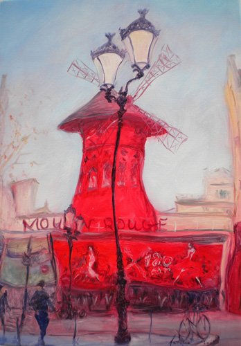 tableaux-modernes - Tableau -Moulin Rouge, 2010-, Antonia Myatt - Myatt, Antonia