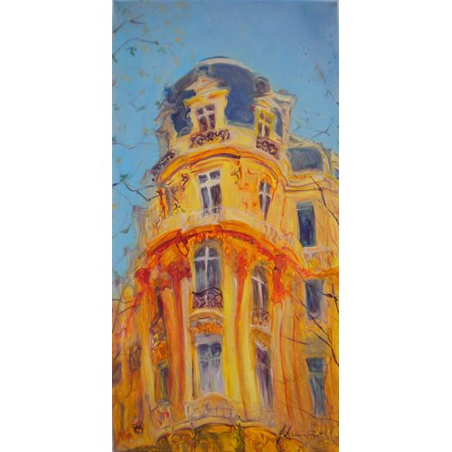 Tableau -A Walk Up the Champs-Elysees, 2010-, Antonia Myatt