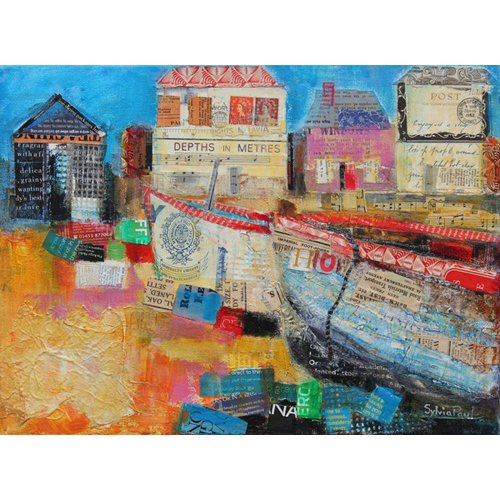 Tableau - Old Fishing Boats, 2013 -, Sylvia Paul