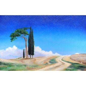  - Tableau  -4 Trees, Picenza, Tuscany, 2002-, Trevor Neal - Neal, Trevor
