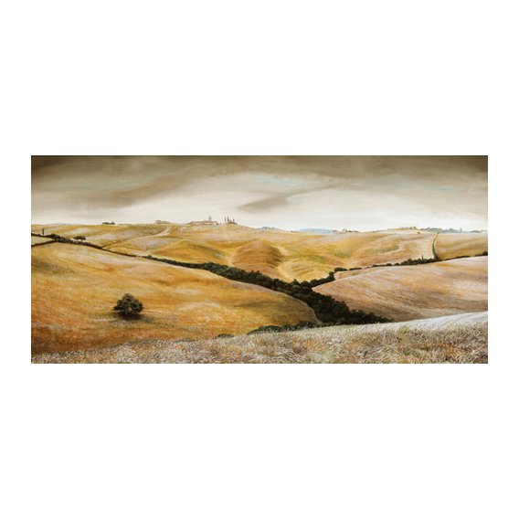 Tableau  -Farm on Hill, Tuscany, 2001 -
