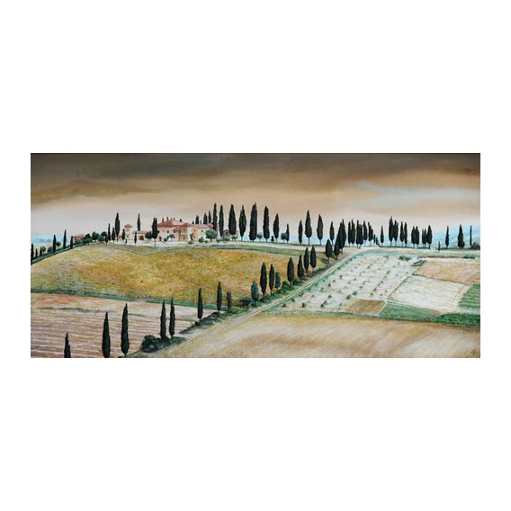 Tableau  -Villa on Hill, Tuscany, 2001-